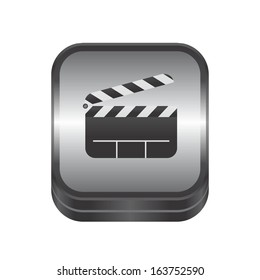 Movie Action Icon Button Stock Vector (Royalty Free) 163752590 ...