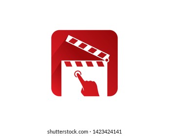 Movie App Logo Template, Icon, Symbol