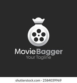 Movie Bagger Logo Design Template. Good for Business, Agency, Community and Organization