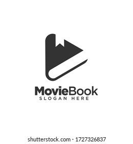 Movie Book Logo Design Template