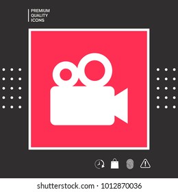Movie camera icon
