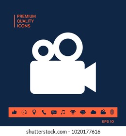 Movie camera icon