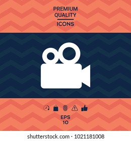 Movie camera icon
