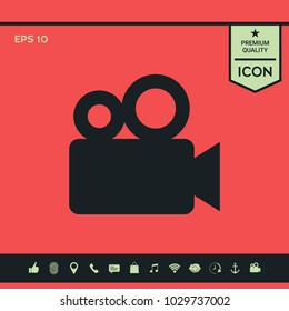 Movie camera icon