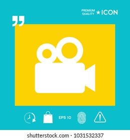 Movie camera icon