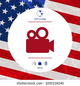 Movie camera icon