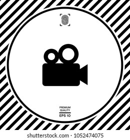 Movie camera icon