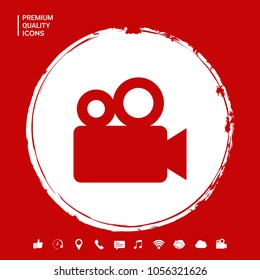 Movie camera icon