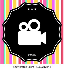 Movie camera icon