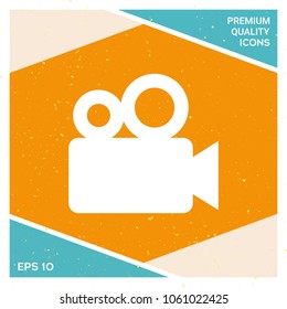 Movie camera icon