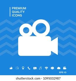 Movie camera icon