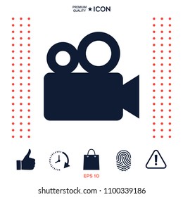 Movie camera icon