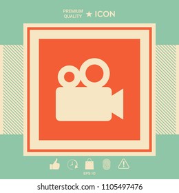 Movie camera icon