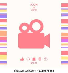 Movie camera icon