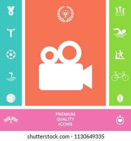Movie camera icon