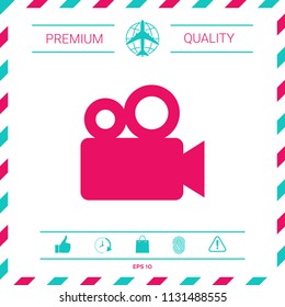 Movie camera icon