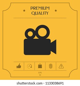 Movie camera icon