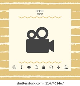 Movie camera icon