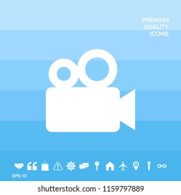 Movie camera icon