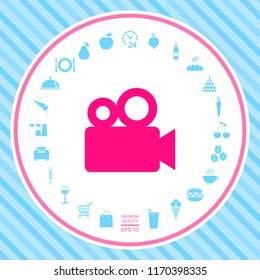 Movie camera icon