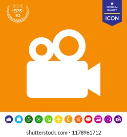 Movie camera icon