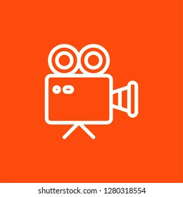 Movie camera icon