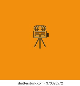 Movie camera icon.