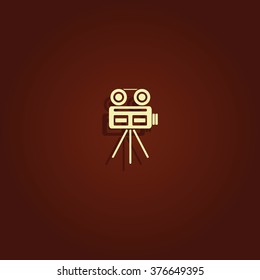 Movie camera icon.