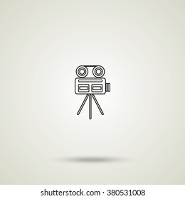 Movie camera icon.