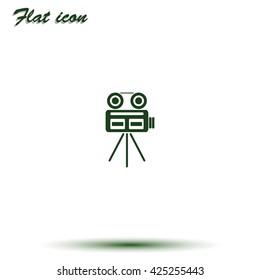 Movie camera icon.