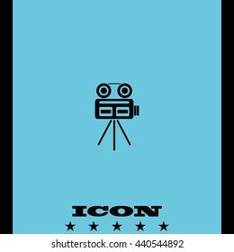 Movie camera icon.