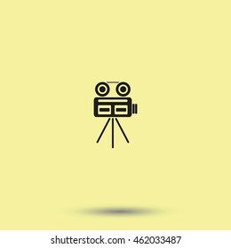 Movie camera icon.