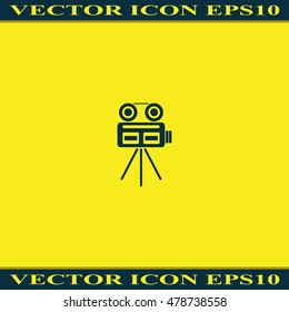 Movie camera icon.