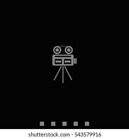 Movie camera icon.