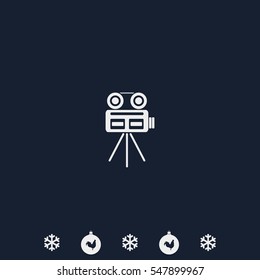 Movie camera icon.