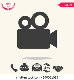 Movie camera icon