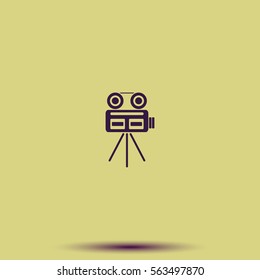 Movie camera icon.
