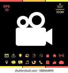Movie camera icon