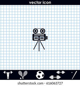 Movie camera icon.