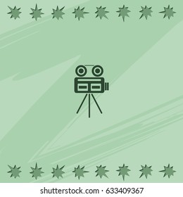 Movie camera icon.