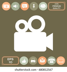 Movie camera icon