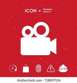 Movie camera icon