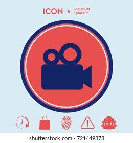 Movie camera icon