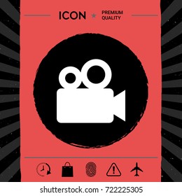 Movie camera icon