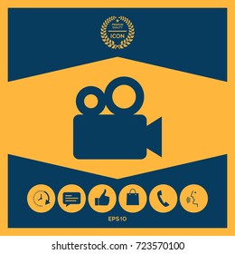 Movie camera icon