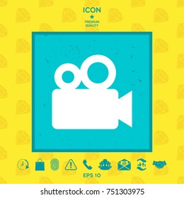 Movie camera icon