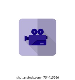 Movie Camera Icon. 