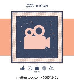 Movie camera icon