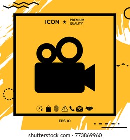 Movie camera icon