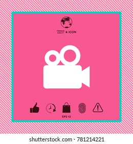 Movie camera icon